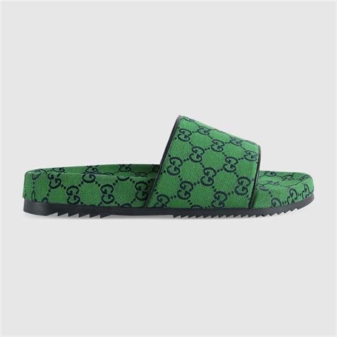 chanclas gucci verdes precio|gucci sandals.